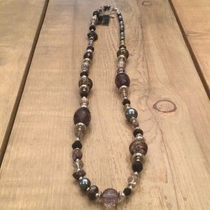 NWT Cookie Lee Glass Bead Necklace